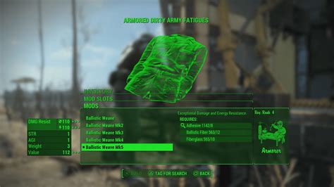 fallout 4 ballistic weave|Iba pa.